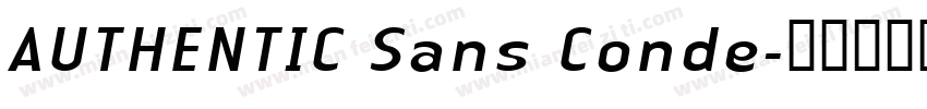 AUTHENTIC Sans Conde字体转换